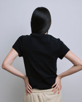 Slim Fit Short-Sleeve T-Shirt BLACK