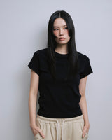 Slim Fit Short-Sleeve T-Shirt BLACK