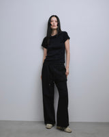 Slim Fit Short-Sleeve T-Shirt BLACK